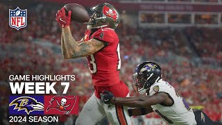 Baltimore Ravens vs Tampa Bay Buccaneers Game Highlights  NFL 2024 Season Week 7 [upl. by Odilo]