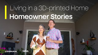 Living in a 3Dprinted home  ICON Homeowner Stories [upl. by Dail21]