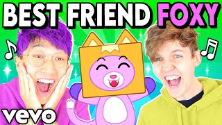 BEST FRIEND FOXY SONG 🎵 Official LankyBox Music Video [upl. by Phox]