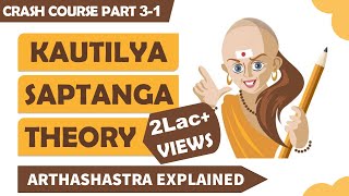 Kautilya Arthashastra  Saptanga Theory  Indian Political Thought  Crash Course 31  Hindi [upl. by Ilellan]