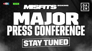 MISFITS amp DAZN X SERIES  QATAR THE SUPERCARD PRESS CONFERENCE LIVESTREAM [upl. by Haskell]