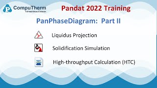 Pandat2022 Training PanPhaseDiagram Part 2 [upl. by Nitaf]