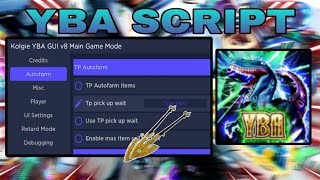 New YBA Script  Kolgie YBA  Mobile amp PC [upl. by Ignatzia]