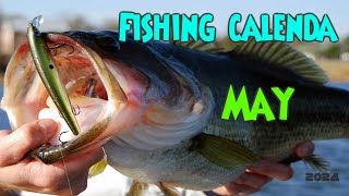 May fishing Calendar [upl. by Norrehc]