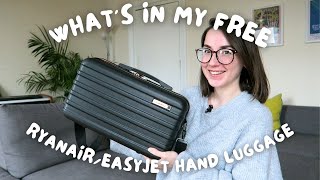 Whats in my FREE RyanairEasyJetWizz Air Hand Luggage  Summer Holiday Edition [upl. by Derej542]