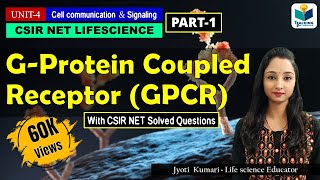 GPROTEIN COUPLED RECEPTOR PART1  GPCR  CSIR NET CELL SIGNALING [upl. by Akcira]