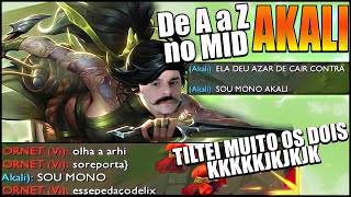 TILTOU MUITO PARA O FAKE MONO AKALI KKKJK  AKALI  de A a Z no MID [upl. by Gusty]