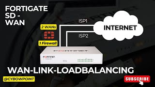 How to configure FortiGate WANLINKLoabalancing with Fortinet SDWAN [upl. by Liam377]