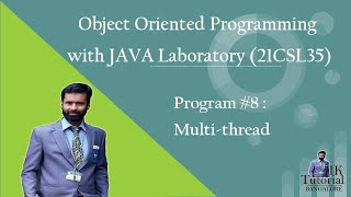 Java program that implements a multithread application  Program8  Multithreading java  Thread [upl. by Mulligan536]