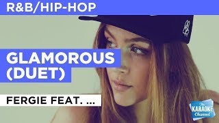 Glamorous in the Style of quotFergie feat Ludacrisquot with lyrics no lead vocal [upl. by Evilo]