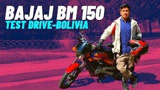 Test drive Bajaj Boxer BM 150 una moto utilitaria por excelencia│Motores Bolivianos [upl. by Akit741]