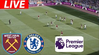 🔴LIVE  West Ham vs Chelsea I Premier League 202425 EPL Full Match Streaming  Efootball Pes 21 [upl. by Aniryt943]