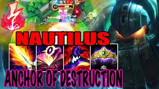 WILD RIFT NAUTILUS JUNGLE GAMEPLAY  ANCHOR OF DESTRUCTION  NAUTILUS BUILD RUNES [upl. by Burta]