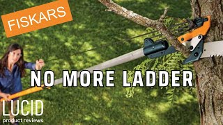 Trimming Made Simple A Comprehensive Review of the FISKARS Extendable Pole Saw and Pruner 7 to16 ft [upl. by Nooj]