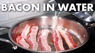 Is This the Best Method to Cook Bacon  Bacon in Water [upl. by Atled756]