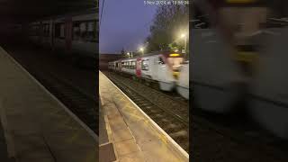 Stansted Express 720536 and 135 passes Waltham Cross for London Liverpool Street [upl. by Bud885]