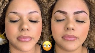 MICROSHADING VS MICROBLADING  MY EXPERIENCE amp HEALING PROCESS  Vlog Style Part One [upl. by Wandis]