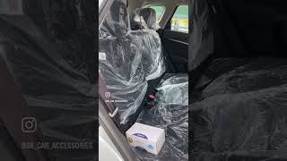 SEAT COVER INSTALLATION 🚘✅ accessories automobile [upl. by Adnauqal279]