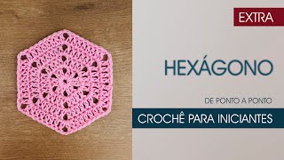 HEXÁGONO DE CROCHÊ [upl. by Whitten]