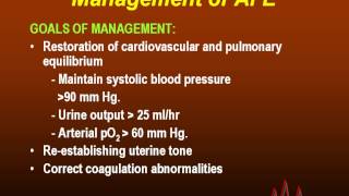 AMNIOTIC FLUID EMBOLISM [upl. by Alpheus]