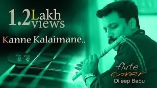 Kanne Kalaimane  Moondram Pirai \ Flute Song By Dileep Babu B [upl. by Guise]