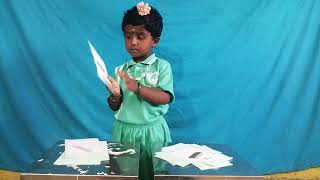 😍 my cute 💫 princess 💫 first time  learning pathattam😂 [upl. by Wilmott]