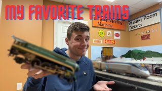 MY TOP 5 FAVORITE TRAINS [upl. by Adlai]