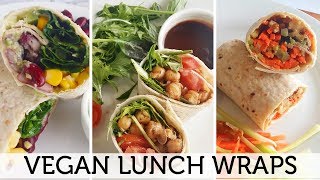 Vegan Lunch Wraps Tortilla Wrap [upl. by Ahsrop]