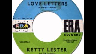 LOVE LETTERS  Ketty Lester Era 3068 1962 [upl. by Grose]