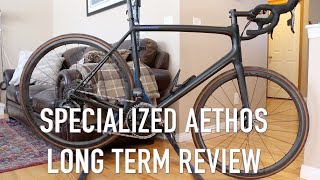 Specialized Aethos  Long Term Review cycling specialized [upl. by Kaule]