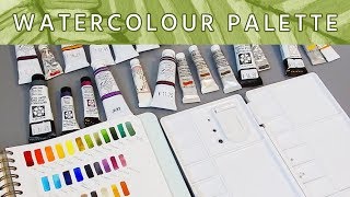 Setting Up A Watercolour Palette  Mary Sanche [upl. by Aidul361]