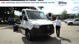 2021 MercedesBenz Sprinter 3500 Cab Chassis 144 WB  Video tour with Roger [upl. by Llennol]