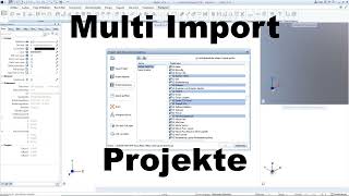 In Allplan mehrere Projektsicherungen einlesen [upl. by Farrish25]
