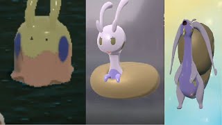 Shiny Goomy Hisuian Sliggoo Hisuian Goodra in Pokemon Legends Arceus  BONUS ALPHA GOOMY [upl. by Elatia]