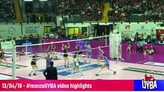 130419 Highlights Saugella team Monza  UYBA [upl. by Zinnes]