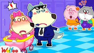 Oh No Lucy Turns into A Baby Protected at School  Funny Stories for Kids 🤩 Wolfoo Kids Cartoon [upl. by Lyret]