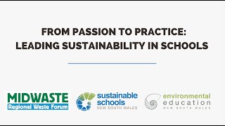 Leading Sustainability in Schools From Passion to Practice [upl. by Tzong]