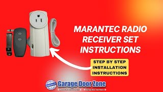 Marantec 75424 Radio Receiver Installation Instructions  Step by Step Instructions Under 3 Minutes [upl. by Ahcrop459]