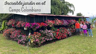 IMPRESIONANTE jardín en el campo Colombiano  la magia de las plantas [upl. by Xylina]