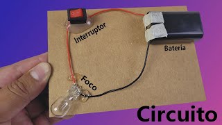 Circuito Eléctrico mas sencillo del Mundo [upl. by Esinahs]