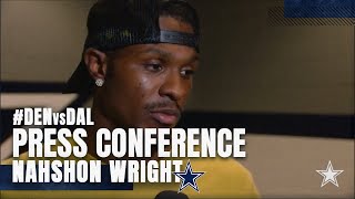 Nahshon Wright Postgame Week 9  DENvsDAL  Dallas Cowboys 2021 [upl. by Cissy]