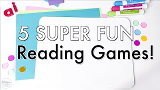 5 Super Fun Reading Games that Create Instant Engagement [upl. by Nodnarb]