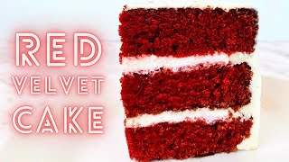 RED VELVET CAKE  How to make Classic RED VELVET CAKE Recipe [upl. by Juxon]