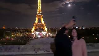 Trocadero in Paris at night [upl. by Adkins]