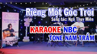 Riêng Một Góc Trời  Karaoke Tone Nam Trầm [upl. by Evangelist]