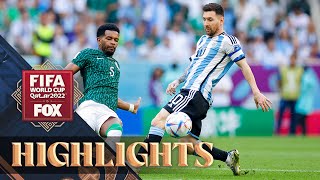 Argentina vs Saudi Arabia Highlights  2022 FIFA World Cup [upl. by Nimar]