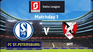 FC STPETERSBURG vs FC WINTERTHUR RW SWISS LEAGUE OCTOBER’24 [upl. by Tamera]