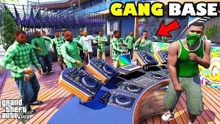 Franklin Upgrade His House To New GANG BASE In GTA 5  SHINCHAN and CHOP [upl. by Oicirtap]