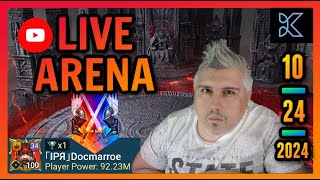 Raid Shadow Legends  Live Arena TOP 1 IPR DocMarroe  Halloween packs when [upl. by Atineg]