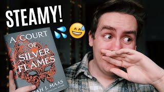 A COURT OF SILVER FLAMES RUINED ME READING VLOG [upl. by Aened]